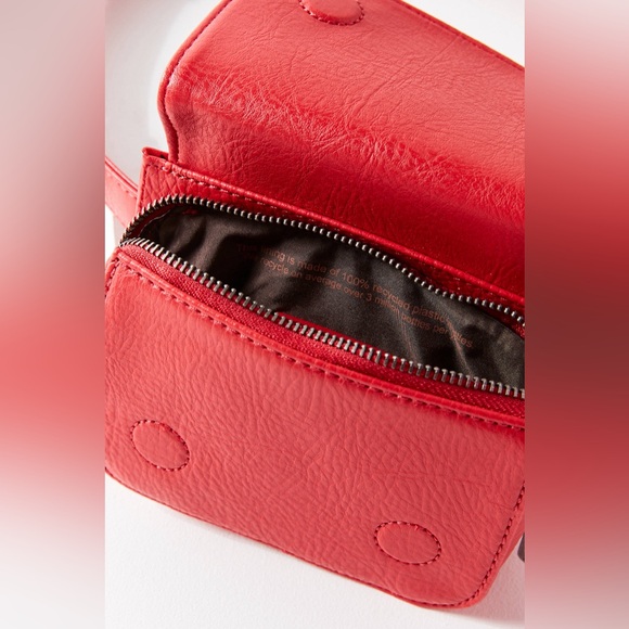 Matt & Nat Bold Red Crossbody Bag - Picture 4 of 13
